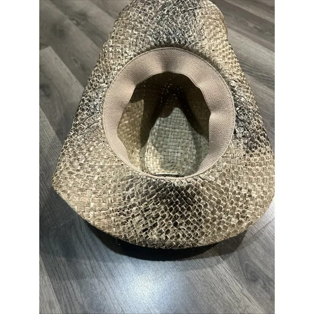 Dorfman Pacific Co western hat Brown Snake Skin Look